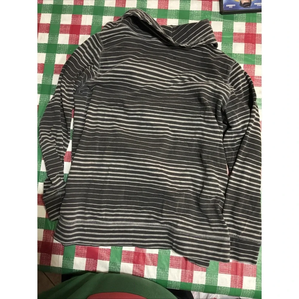 Just for Life Cottage Core Cozy Long Sleeve Sweater Shirt Striped‎ L Women